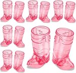 Cowboy Plastic Wine Glass Wedding Party Transparent Boot Shape 1oz Shot Glass  Bachelor Decoration Party Supplies - Image 4