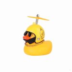 Rubber Duck Car Bicycle Decorations Small Yellow Duck Car Accessories Duck Light With Horn - Image 17