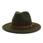Wholesale New Arrive Custom Trilby Retro Large Brim Felt Fedora Hats