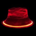 Rave Light up Bucket Hat Futuristic Neon Rave Party Accessory Festival Outfit LED Bucket Hat for Men and Women - Image 12