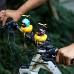 Rubber Duck Car Bicycle Decorations Small Yellow Duck Car Accessories Duck Light With Horn - Image 5