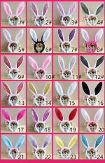Cute Lovely Plush Long Rabbit Ears Band Women Girl Bunny Headband Headwear Ear Decorations Hair Accessories for Cosplay - Image 3