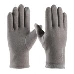 Hot Selling Winter Men Women Rabbit-Hair Warm Outdoor Cycling Wind-Proof & Cold-Proof More Velvet Touch Screen Glove - Image 2