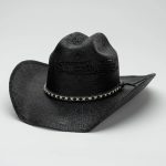 New Beach Bulk Large Designer Hand Woven Women Cowboy Cowgirl Natural Summer Warped Edge Sombrero Cowboy Straw Hat - Image 10