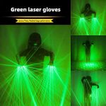 Multi-Line 4 Heads Laser Gloves   Beam Light for DJ Disco Halloween Christmas Party Nightclub Singer  Gloves - Image 8