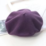 Berets-ea001 Wholesale Multicolor Fashion Design Female Faux Fur Beret Flat Cap, High Quality Adult Custom Beret Hats for Women - Image 47
