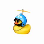 Rubber Duck Car Bicycle Decorations Small Yellow Duck Car Accessories Duck Light With Horn - Image 9