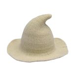 Factory Wholesale Party Witch Hats Peaked Big Brim Basin Cap Foldable Bucket Witch Hat Wool for Women - Image 17