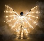 Wholesale Lights Belly Dance Isis Wings Glow Angel With Telescopic Sticks Flexible Rods for Adults - Image 5
