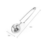 Stainless Steel Sphere Mesh Tea Strainer Coffee Herb  Diffuser Handle Spice Filter Tea Ball Match Tea Infuser - Image 5