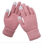 Women Men Warm Winter Touch Screen Gloves Stretch Knit Mittens Wool Full Finger Guantes Female Crochet Glove - Image 14