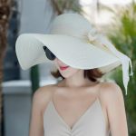 Esrt-069 Beach Cap Caps Panama Wide Brim Infant Hats for Women Summer Sun Visor China Straw Hat Ribbon Custom Upf 50 - Image 11