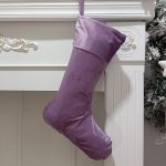 Wholesale 9 Colors Velvet Christmas Stocking Multi Colors Monogram Personalize Velvet Christmas Stocking Decoration - Image 9