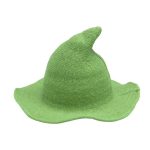 Factory Wholesale Party Witch Hats Peaked Big Brim Basin Cap Foldable Bucket Witch Hat Wool for Women - Image 16
