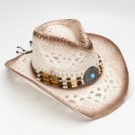 Breathable Wide Brim Straw Hat Hollow Cowboy Hats Patches Wholesale Summer Sun Caps for Men - Image 2