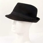 Enanth59 Cotton Short Brim Trilby Fedora Hat Men Women Classic Wool Felt Hat - Image 5