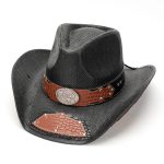 New Designer High Quality Straw Beach Hat Hard Custom Cowboy Hat With Custom logo Women Bulk Straw Cowboy Hats for Men Adult