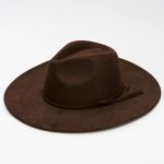 Wholesale Pink Wide Brim Hats Women Suede Vegan Fedora Hat Formal Dress for Party Scene - Image 22