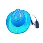 Light-Up Cowboy Hat EL LED Flashing Wire Party Performances Graduation Ramadan School Thanksgiving Diwali New Design Bag Packing - Image 4