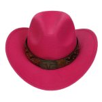 2025 Free Sample Shinehats Luxury Chapeau Femme Western Wide Brim Hat Fedora Wholesale Cowboy Felt Custom Logo Cowboy Hats - Image 33