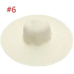ABOUT 19 COLORS Real Factory Price Cheap Good Quality Floppy Straw Hats Beach Paper Hat - Image 12