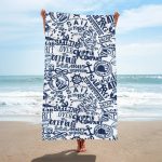 OEM Popular Boat Anchor Design Hawaii Summer Beach Swim Bath Towels Quick Drying Microfiber Beach Towel With Logo Custom Print - Image 19