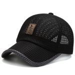 Men's Mesh Cap Outdoor Breathable Large Mesh Winning the Bid Baseball Hat Sunscreen Casual Sports Duck Tongue Cap - Image 7