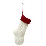 Shiny Thick Velvet Xmas 18" Large Size Red Christmas Stockings for Embroidery - Image 7