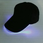Unstructured Plain Snapback Hip Hop Flashing Red Led RGB Light up Sports Baseball Caps With Led Lights for Sale - Image 7