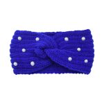 Fashion Pearls Knitted Headband Women Cross Knotted Bands Autumn Winter Ear Warmer Protectors Wide Turban Hair Accessories - Image 40