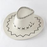 Factory  Unisex Vintage PU Leather Mexican Cowboy Party Hat and Stylish Parties Sunscreen Sun Hathat Western Cowboy Hat - Image 25