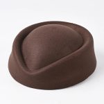 Wholesale Solid Color Classic Curled Brim Etiquette Hat Fashion Elegant Dome Formal Headwear Dance Team Uniform Hat - Image 16