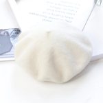 Berets-ea001 Wholesale Multicolor Fashion Design Female Faux Fur Beret Flat Cap, High Quality Adult Custom Beret Hats for Women - Image 8