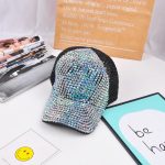 Girls Rhinestone Hats Luxury Baseball Bling Diamond Cap Swag Girl Snap Back Spring Summer Sun Sports Caps - Image 9
