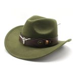 Wholesale Luxury Wide Brim Plain Distressed Designer Felt Western Jazz Men Wool Felt Cowboy Hat With Custom logo - Image 13