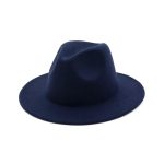Wholesale High Quality Mixed Color European and American Blank Retro Men's Felt Fedora Hats Jazz Hat - Image 19