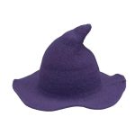 Factory Wholesale Party Witch Hats Peaked Big Brim Basin Cap Foldable Bucket Witch Hat Wool for Women - Image 18