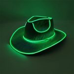 2024 Light up Cowboy Hat Neon LED Cowgirl Hat Sparkly Space Cowboy Hats for Party,Halloween Costume Dress up - Image 9