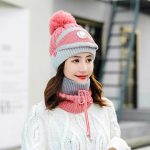 Fashion Outdoor Activities Women 3 in 1 Winter Hat New  Warm Fleece Lined Beanie Hat with Scarf and Mask Set - Image 12