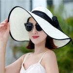 Esrt-069 Beach Cap Caps Panama Wide Brim Infant Hats for Women Summer Sun Visor China Straw Hat Ribbon Custom Upf 50 - Image 2