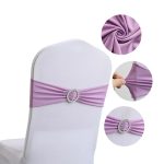 High Quality Spandex Chair Sashes for Party Wedding Decorative Wholesale  Banquet Decor Stretch Knot - Image 13