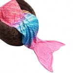 Mermaid Tail Blanket for Parties and Daily Use - Image 6