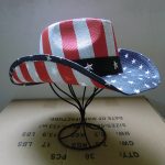 Men Paper Straw Cowboy Hat USA American Flag Painting Shapable Brim Sombreros Texas Western Cowboy Straw Hat Men - Image 7