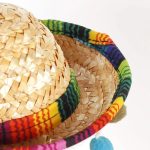 Mesr-026  Mexican Hat Party Decorations Supplies  Mayo Sombrero Headband Mini Straw Pet Hats Headband - Image 3