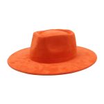 2026 New Fashion Heart Shape Crown Suede Fedora Hats Kids Wide Basic Draw Caps Flat Brim for Girl - Image 3