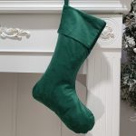 Wholesale 9 Colors Velvet Christmas Stocking Multi Colors Monogram Personalize Velvet Christmas Stocking Decoration - Image 13