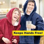 Wholesale Custom Adult Winter Hooded Wearable Oversized Hoodie Blanket  with  Embordiery Custom logo - Image 5