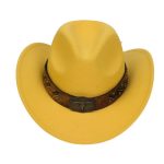 2025 Free Sample Shinehats Luxury Chapeau Femme Western Wide Brim Hat Fedora Wholesale Cowboy Felt Custom Logo Cowboy Hats - Image 88