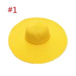 ABOUT 19 COLORS Real Factory Price Cheap Good Quality Floppy Straw Hats Beach Paper Hat - Image 7
