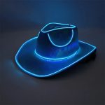 2024 Light up Cowboy Hat Neon LED Cowgirl Hat Sparkly Space Cowboy Hats for Party,Halloween Costume Dress up - Image 8